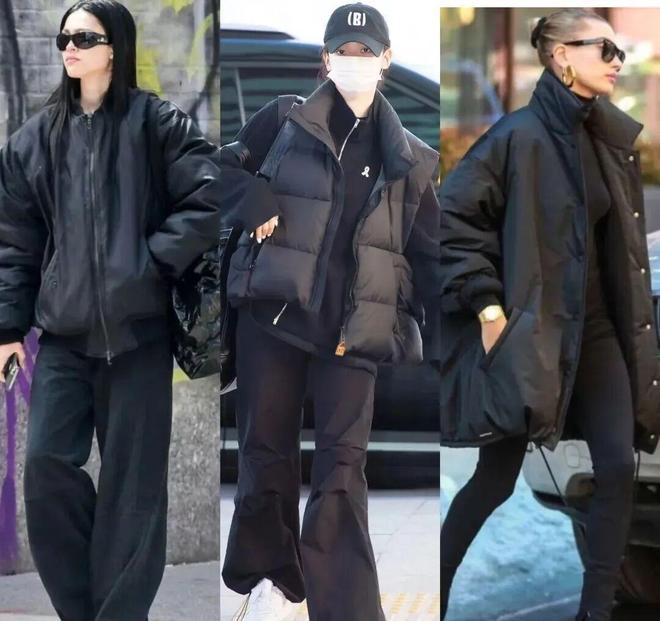 冬天不知道穿什么？那就一黑身也太高级了(图14)